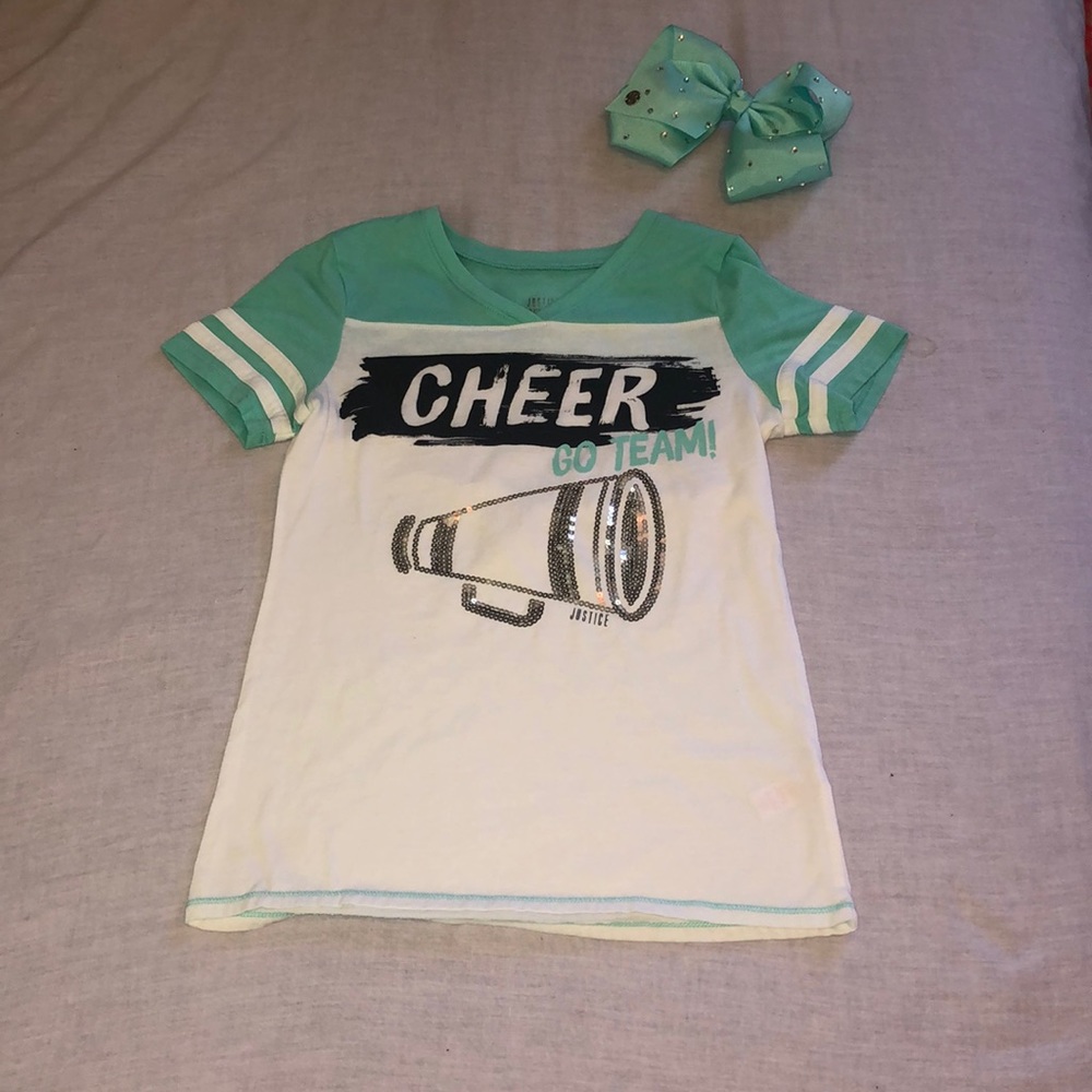 Justice cheer t-shirt